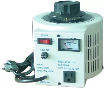 Philmore  48-1310  Variac 1000W Variable Voltage Regulator • $207