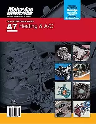 ASE A7 Heating & A/C Study Guide By Motor Age Training - Spiral-bound - GOOD • $378.64