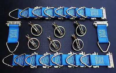 22pcs E Track Rings & Tie Offs Kit Enclosed Trailer Van Cargo Trailer Toy Hauler • $52.99