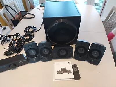 Logitech Z906 THX 5.1 Surround Sound Speakers - Black - Great Condition  • £160