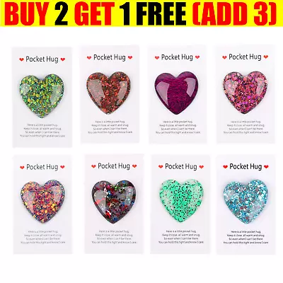 £4.99 • Buy Little Heart Pocket Hug Token Greeting Card Keepsake For Colleague FamilyFriend