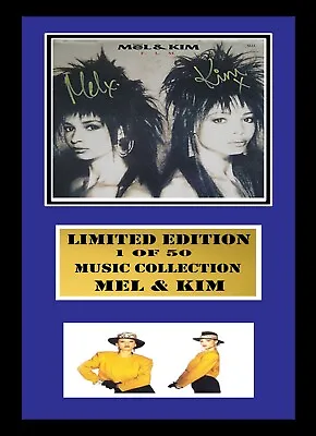 Mel & Kim   Signed Framed • £16