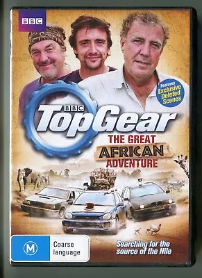 DVD -  'TOP GEAR - THE GREAT AFRICAN ADVENTURE'   (Region 4) • $4.99