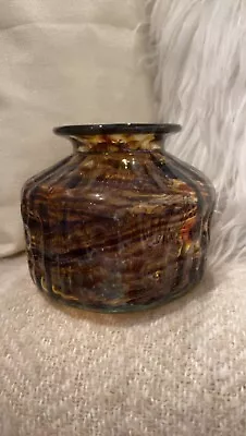 Vintage Tortoise Shell MDINA Vase • £25