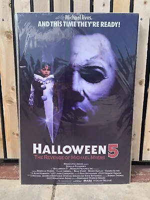 Halloween 5 Revenge Of Michael Myers Movie Poster Glossy 24x36 NEW • $12.99