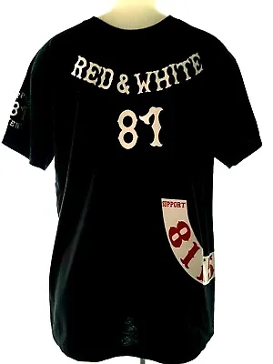 £18.50 • Buy SUPPORT 81 Kent Hells Angels England Rocker T Shirt Short Sleeve Cotton - BLACK