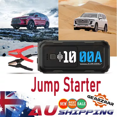 10000mAh 12V Car Jump Starter 1000A Peak 6L Gas 4L Diesel Engine Booster Charger • $99.99