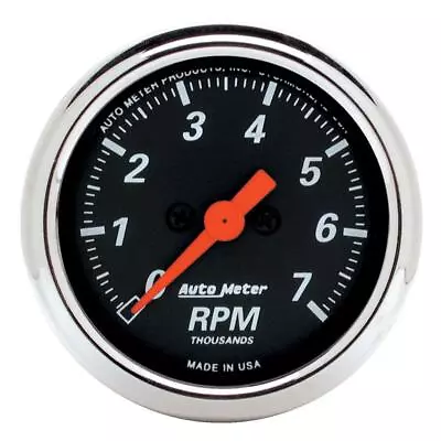 AutoMeter Tachometer 1477 Designer Black; Aftermarket; 2-1/16 Inch • $257.30