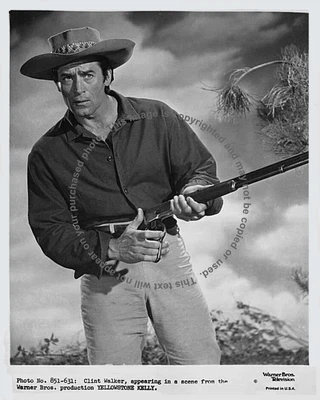 $8 • Buy Clint Walker Holding A Rifle In The Movie Yellowstone Kelly