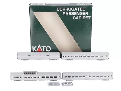 Kato 106-1606 N CB&Q Corrugated 4-Car Passenger Set (B) LN/Box • $143.81