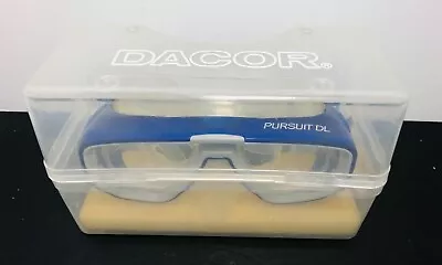 VTG Dacor Tempered Lens Scuba Diving Snorkel Mask W/Case Pliable Rubber B2 • $35