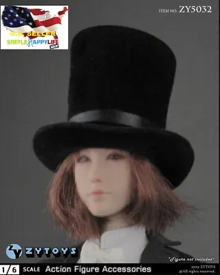 1/6 Magician Top Topper Hat For 12  Figure Phicen Hot Toys Poptoys Worldbox❶USA❶ • $14.34