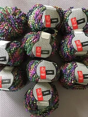 Muench Fabu 9 Skeins ColorM4329 Lot 1 Approx 78 Meters Each • $29