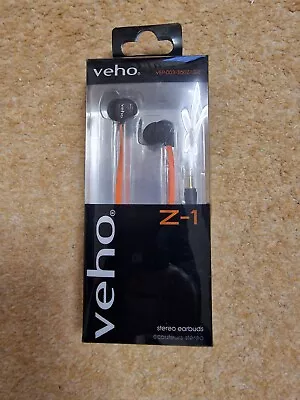 Veho Z-1 Noise Isolating In-Ear Headphones- Orange (VEP-003-360Z1GB) • £3.99