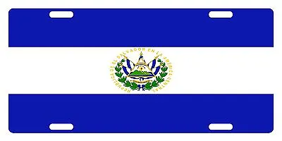 EL SALVADOR Flag Custom License Plate Salvadoran Emblem  Version # 4 • $13.57