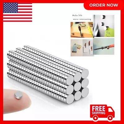 100Pcs Small Magnets 5X2 Mm Mini Tiny Round Magnets Micro Magnets For Crafts • $6.99