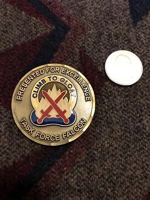 Task Force Falcon - Kosovo Multi National Brigade - Challenge Coin Vintage • $21