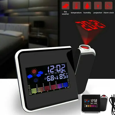£7.99 • Buy Smart Alarm Clock Digital LED Projector Temperature Time Projection LCD Display