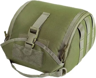 Tactical MOLLE Clamshell Helmet Bag Storage Case For Airsoft MilSim Bike Helmets • $21.99