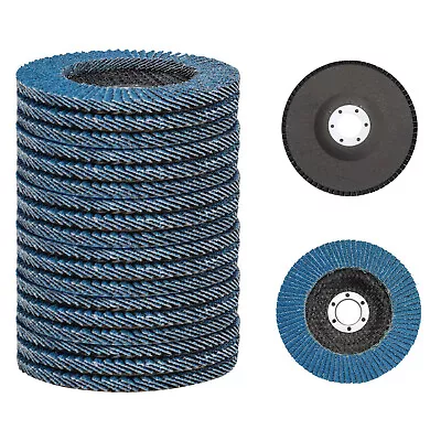 20pcs 115mm Angle Grinder Flap Discs 40 Grits Grinding Sanding Wheel 4.5  UK • £12.09