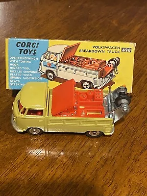 Corgi 490 Volkswagen Breakdown Truck Mint In Good Original Box • $150