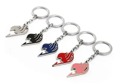 Fairy Tail Anime Metal Key Rings Keychain Velvet Gift Bag • £8.99
