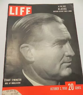 Life Magazine October 2 1950 - Korea Alaska Education H-bomb • $10