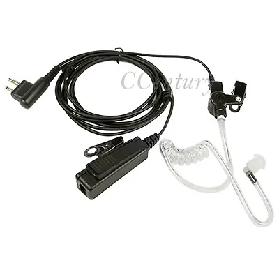 2-Wire Tube Earpiece Headset For Motorola DTR550 DTR650 CP110 GP68 GP2000 DP1400 • $7.35