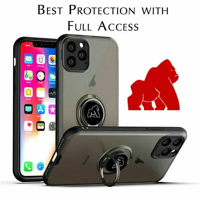 Ring Back Case For IPhone 15 Pro Max14131211X With Stand Holder Armor Cover • £6.49