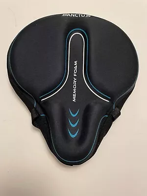 Sanctus Memory Foam Bike Seat Cushion Cover Memory Great Condition Universal  • $14.99