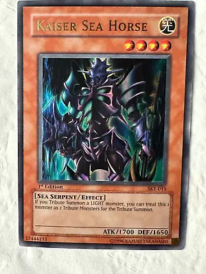 YUGIOH KAISER SEA HORSE SKE-015 1st EDITION HOLO NEVER PLAYED NM  • $23.99