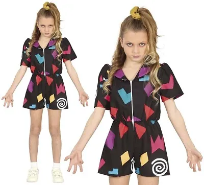 Childs Halloween 80s Telepathic Girl Fancy Dress Costume Kids Strange Outfit Fg • $18.95