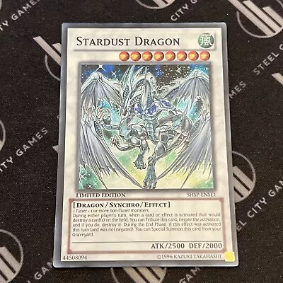 £4.49 • Buy Yugioh Stardust Dragon SHSP-ENSE1 Super Rare