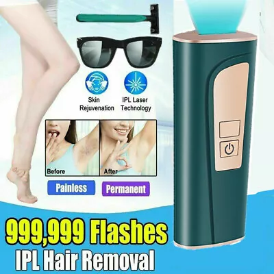 $29.99 • Buy Hair Removal Machine Permanent 999999 IPL Laser Device Painless Full Body & Face