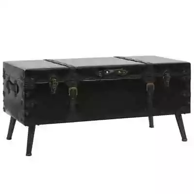 Coffee Table With Compartment Vintage Trunk Chest Design Decorative Furniture • $259.95