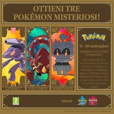 $4.99 • Buy 27 Event Pokemon Mythical22 Genesect Volcanion Marshadow Event |Sword And Shield