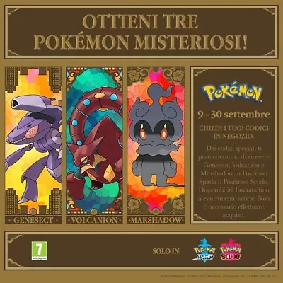 27 Event Pokemon Mythical22 Genesect Volcanion Marshadow Event |Sword And Shield • $4