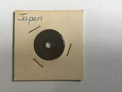 Japan Coin: 1952 Japan 5 Yen Coin (Year 27) Brass - Uncirculated • $45