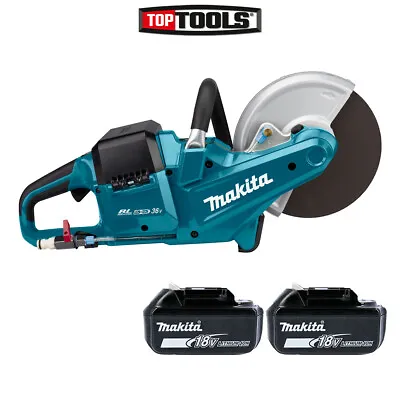 Makita DCE090ZX1 18V / 36V Brushless 230mm Disc Cutter With 2 X 5.0Ah Batteries • £572.03