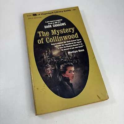 Vtg 1968 Dark Shadows TV Paperback Book Marilyn Ross The Mystery Of Collinwood • $14.95