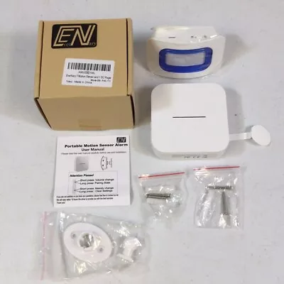 EverNary B6-PIR-1T1 White Wireless Portable 1 Motion Sensor And 1 DC Pager • $34.99