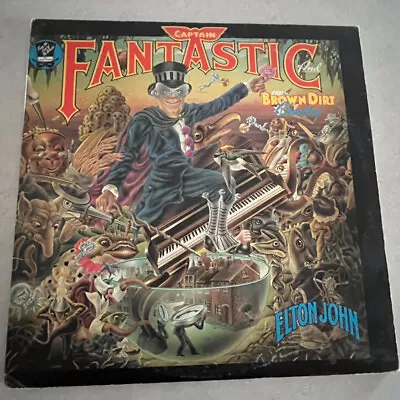 Elton John Vinyl Captain Fantastic Record Poster MCA2142 • $9.87