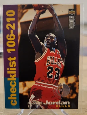 $0.99 • Buy Michael Jordan 🏀 Card 1995 Upper Deck CC Checklist Players Club Parallel #210