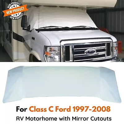 Windshield Cover For Ford 1997-2008 Class C RV Motorhome Privacy Sun Shield Car • $139.68