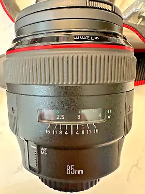 CANON EF 85mm 1:1.2 L II USM LENS - CANON E F 85 Mm F/1.2L MK2 LENS - Never Used • £779