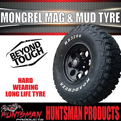 15x8 Mongrel Mag Wheel 6/139.7 PCD & 31X10.5R15 Roadcruza Mud Tyre 31 10.5 15 • $354