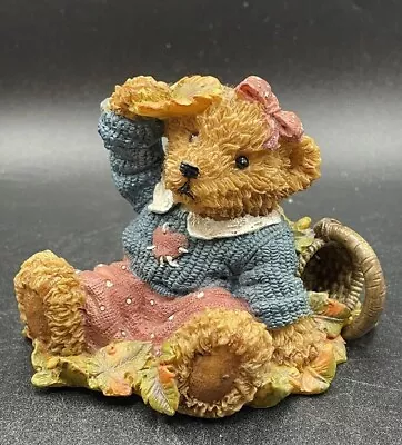 Home Interiors & Gifts  Thank You Bears  Figurine Signed KK In A Heart 1999 Vtg • $10