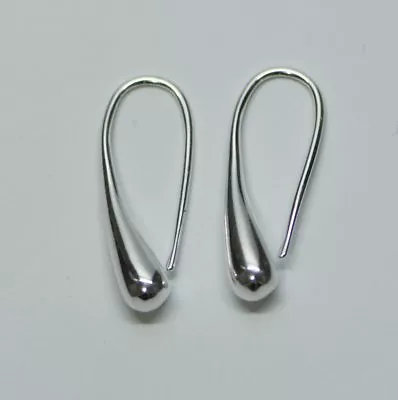 $39.99 • Buy 925 Sterling Silver Plated Waterdrop Earrings