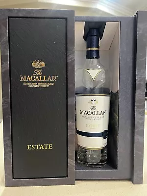 The Macallan Highland Estate Single Malt Scotch Display Box W/ Empty Bottle  • $58