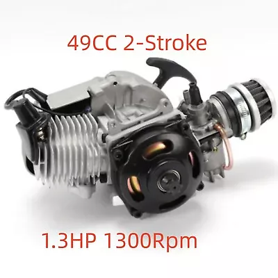 2 Stroke 49CC Engine Mini Motor Pull Start For Quad Dirt Pocket Bike Scooter ATV • $67.45